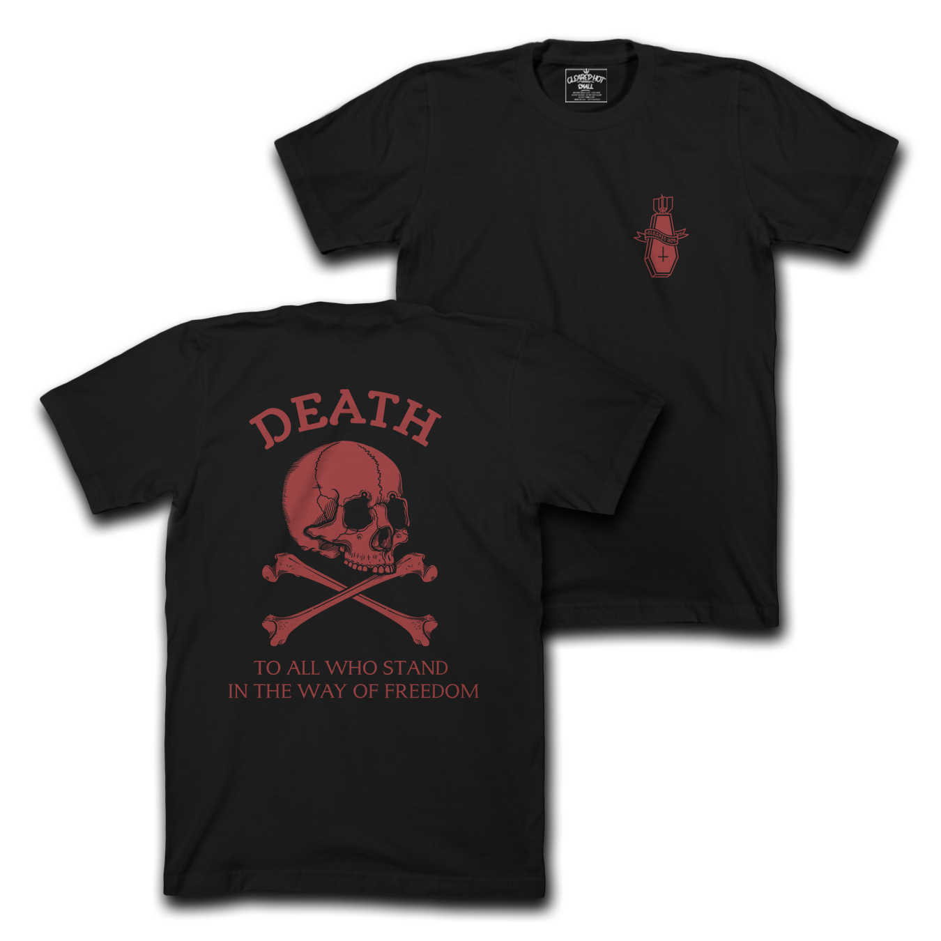 BLACK FLAG - BLOOD RED BLK TEE