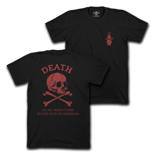 BLACK FLAG - BLOOD RED BLK TEE