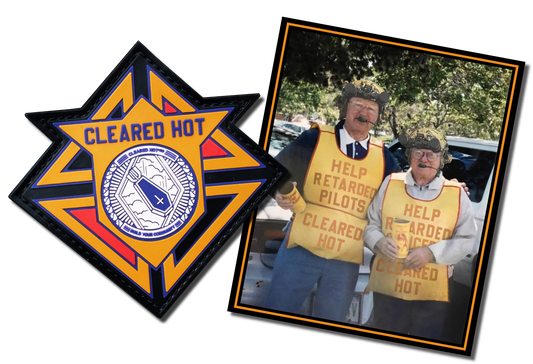 THE KNIGHTS OF CLEARED HOT - PATCH + STICKER