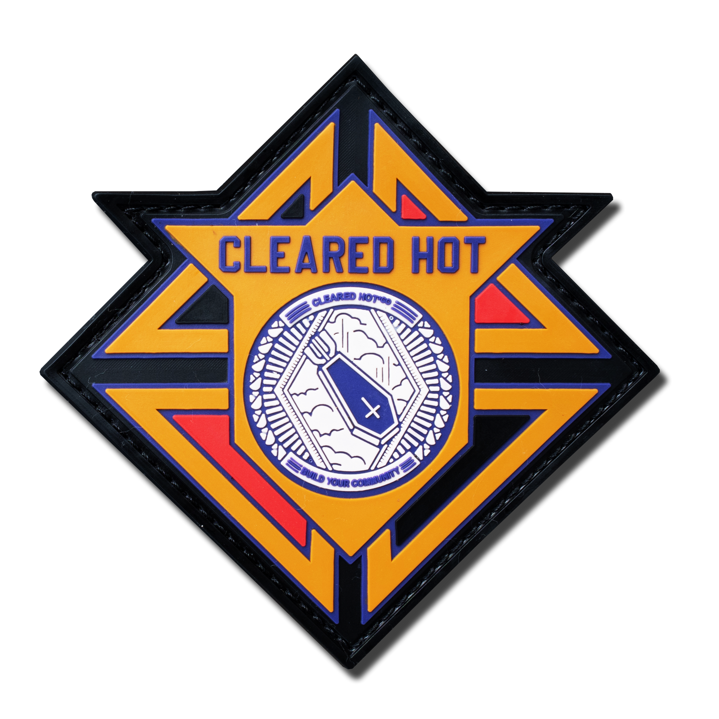 THE KNIGHTS OF CLEARED HOT - PATCH + STICKER